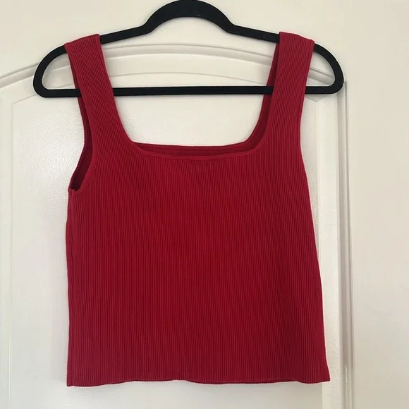 Reformation Julia Ribbed Knit Sweater Tank - Picture 6 of 9